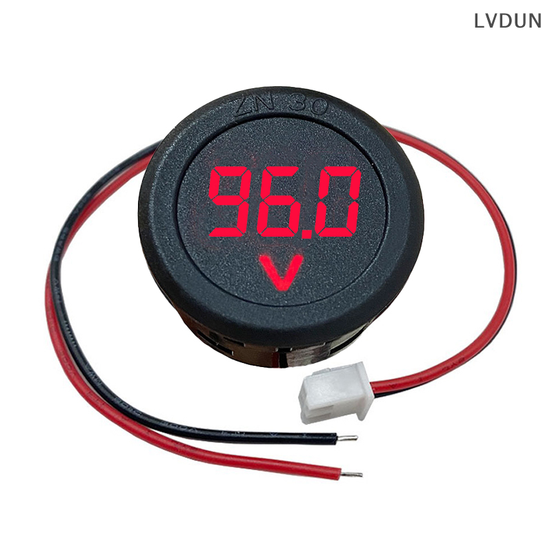 ✨lvdun✨ vôn kế led hai dây màn hình kỹ thuật số vôn kế kỹ thuật số dc 5-100v dc