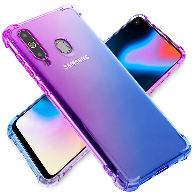 For samsung galaxy a8s a9s phone case galaxy a8 a9 2018/galaxy a8 plus 2018 a8 star a9 star transparent hybrid gradient phone cover