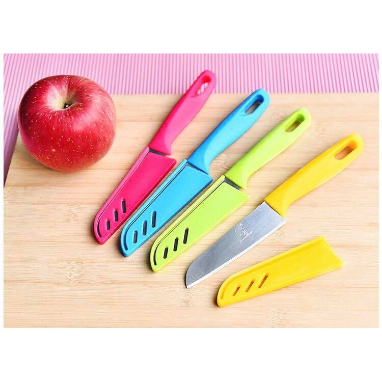 COMBO 2 DAO GỌT HOA QUẢ CÓ NẮP ĐẬY AN TOÀN