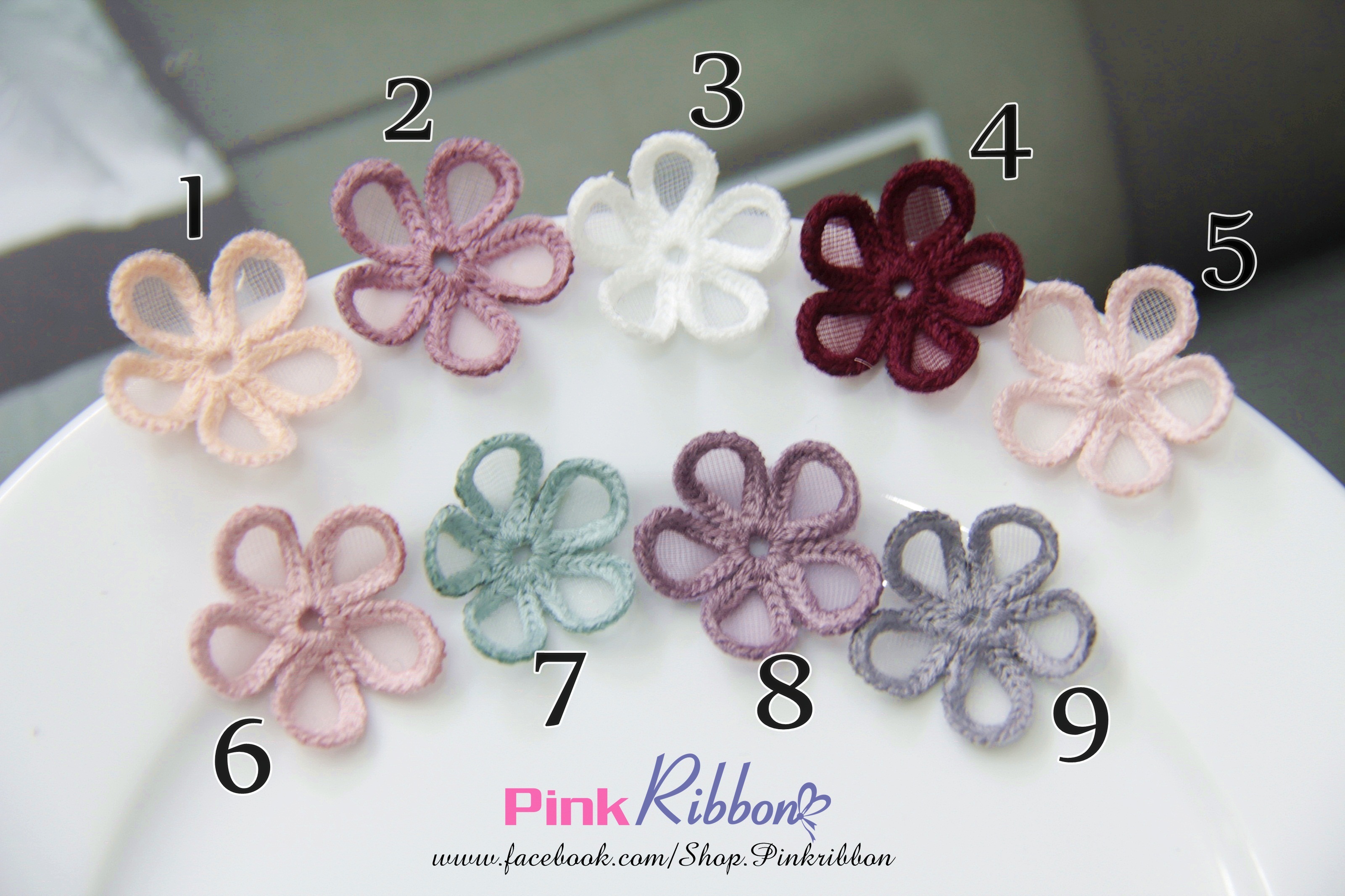 Cánh Hoa Voan Viền Bô Đê 3 Size