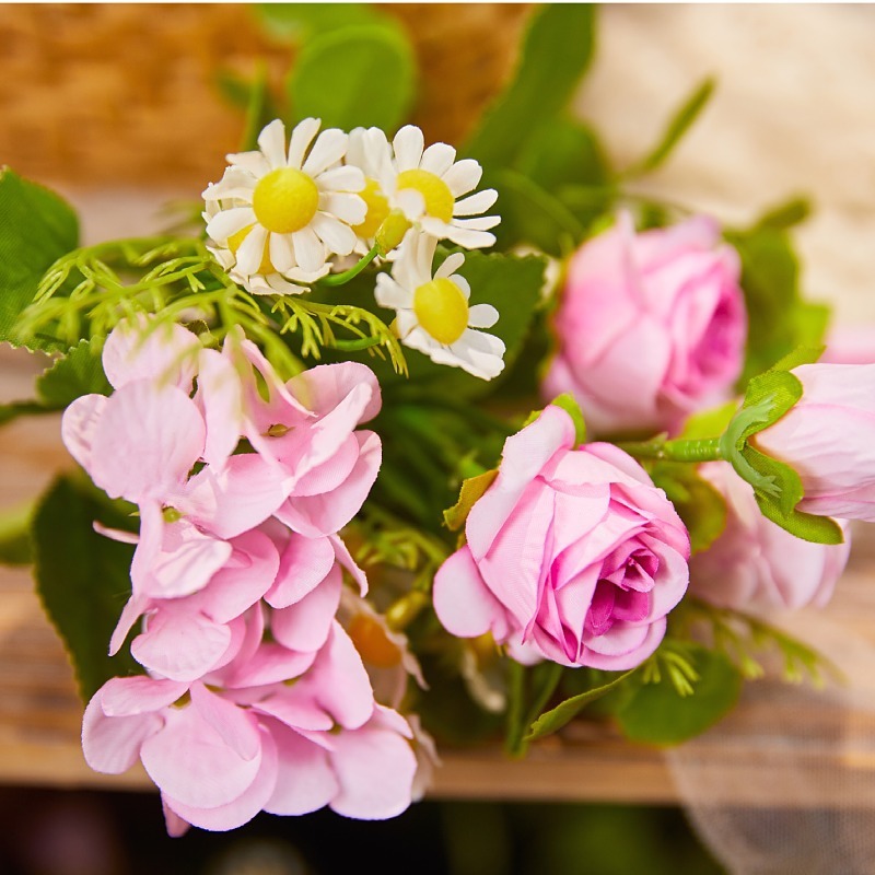 Rose Chamomile Combination Flower Soft Rose Artificial Flower