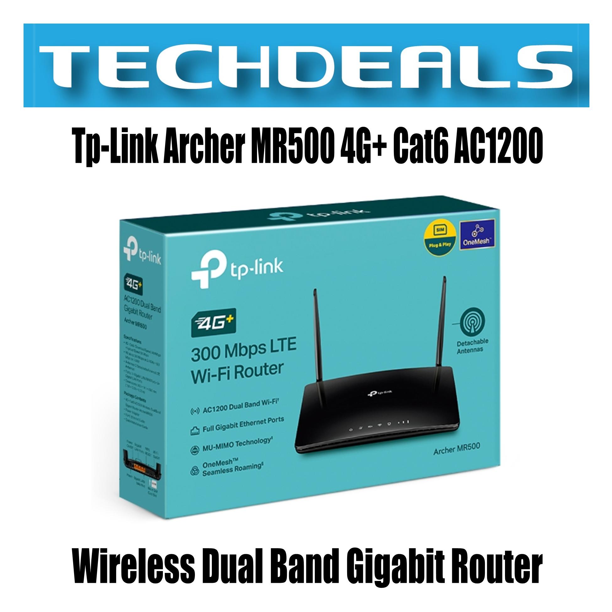 Tp-Link Archer MR500 4G+ Cat6 AC1200 Wireless Dual Band Gigabit Router