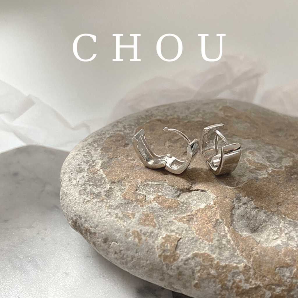 Bông Tai Vuông Basic | CHOU ACCESSORIES |
