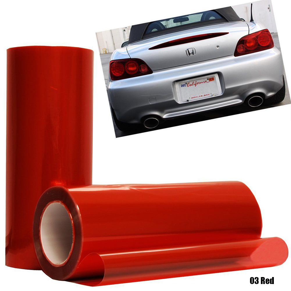 30*60cm Hot Car Headlight Sticker Tint Film Taillight Vinyl Fog Light Wrap