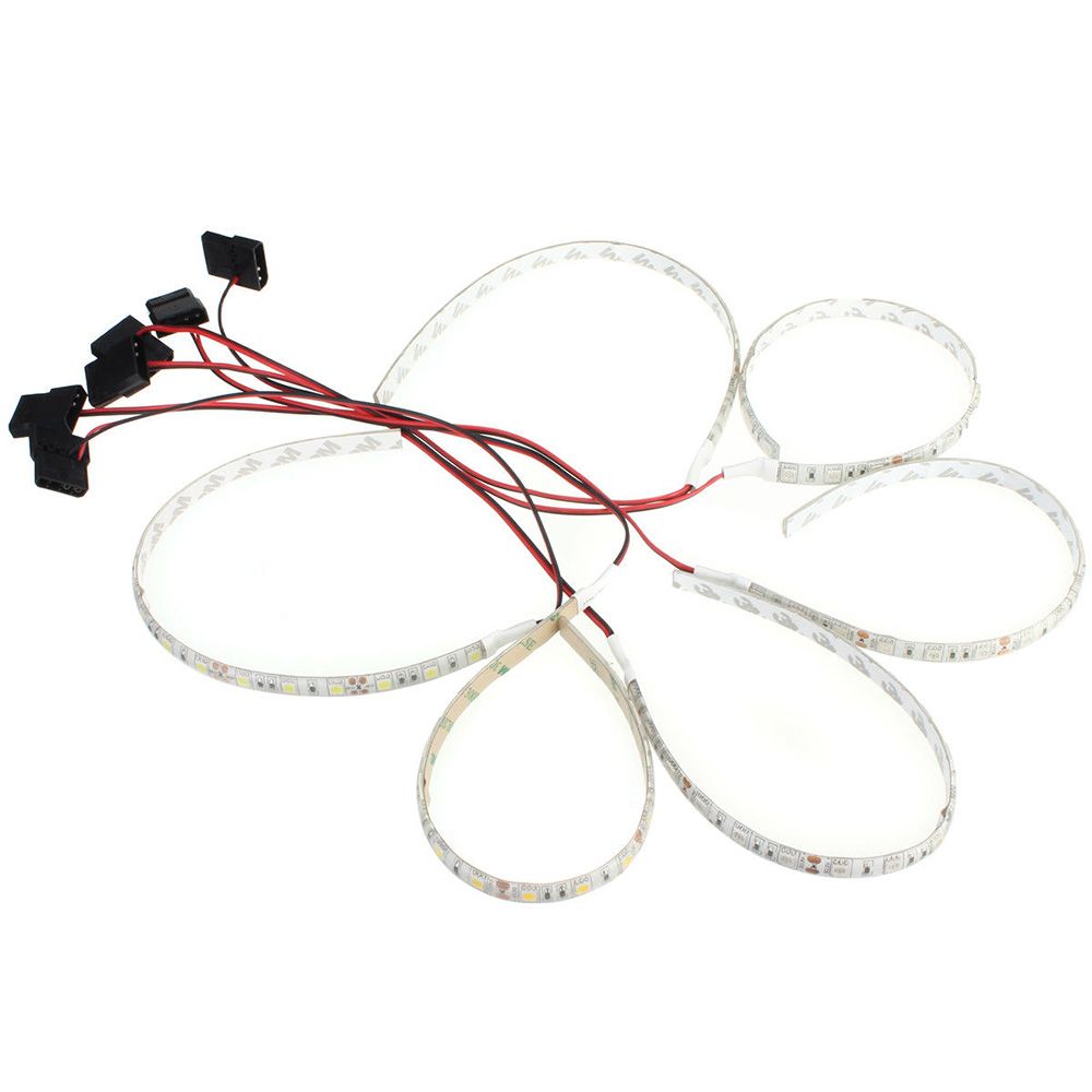 1 Dây Đèn LED Đèn Dây Linh Hoạt 30/50/100Cm Cho Vỏ Máy Tính PC DC 12V 2835 SMD