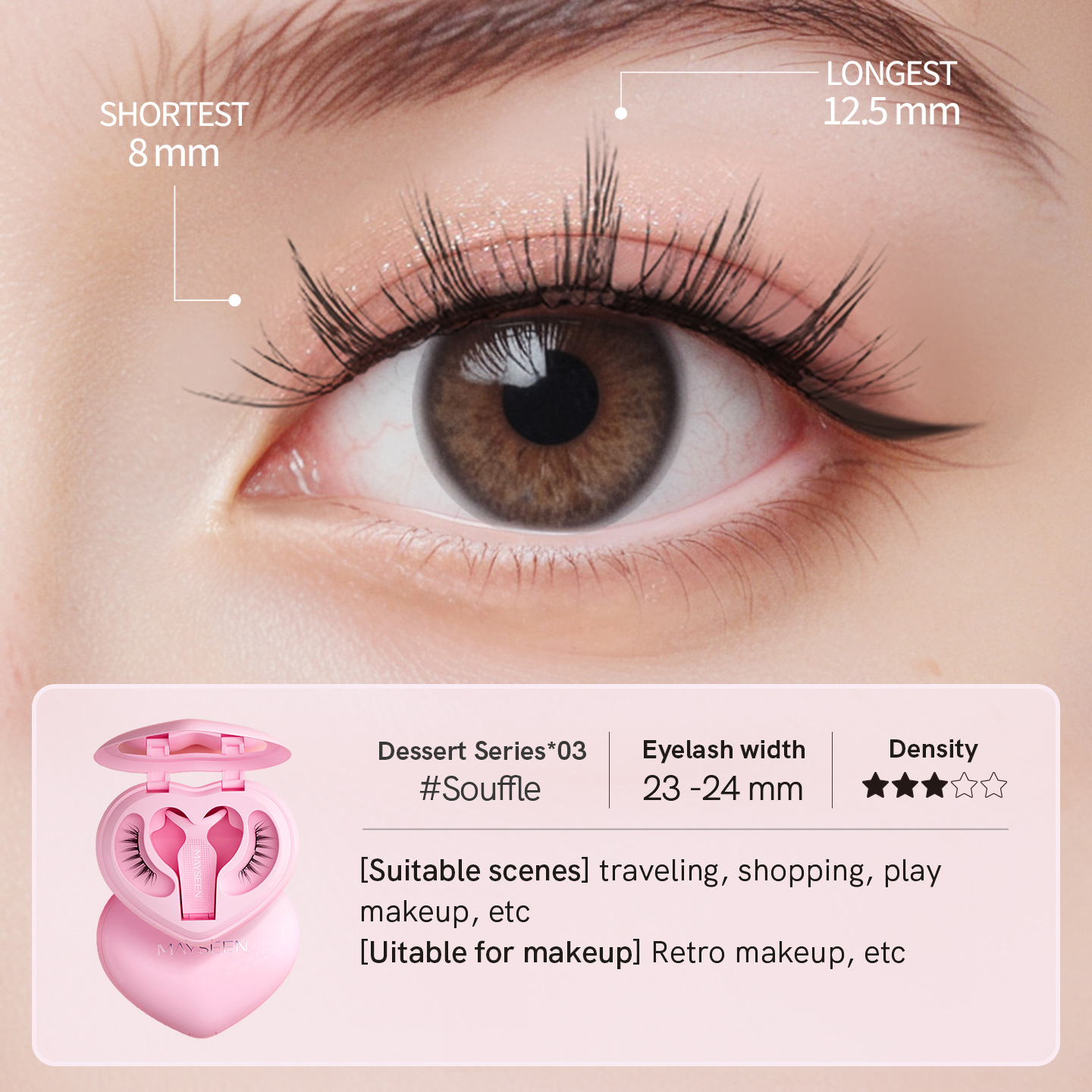 Mayseen 【SG Official】 Newest version Mayseen Magnetic eyelash