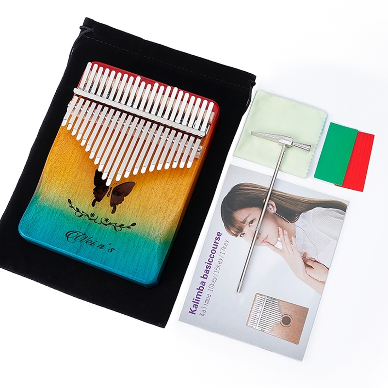 Đàn kalimba 17/21 phím nhiều màu sắc dễ thương