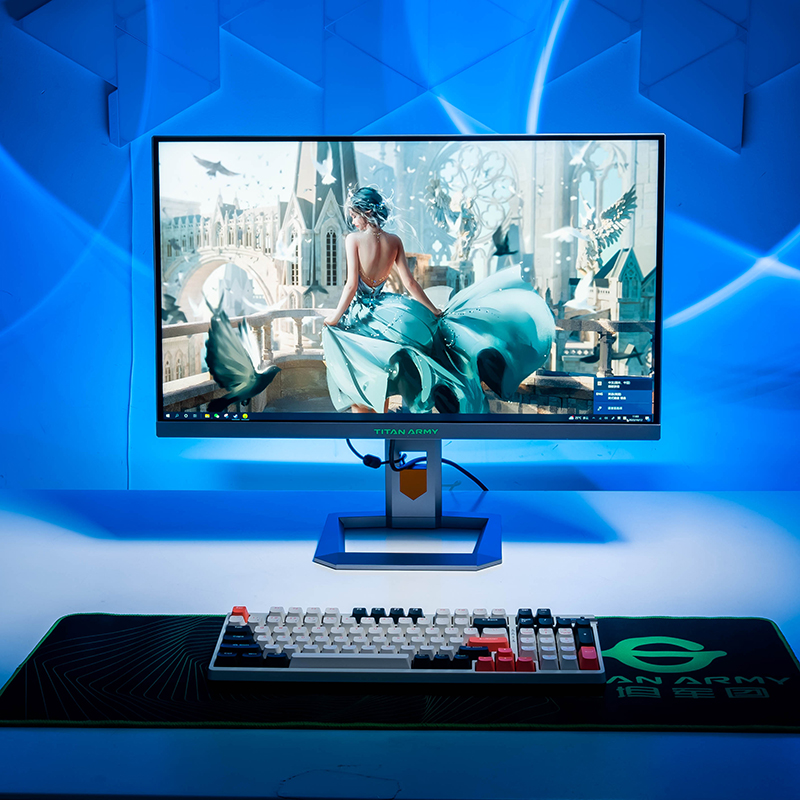 TITAN ARMY 27 inch 2K MINI LED game display 240HZ high refresh rate sub monitor 0.5ms (GTG) response HDR1000 FAST IPS screen. 