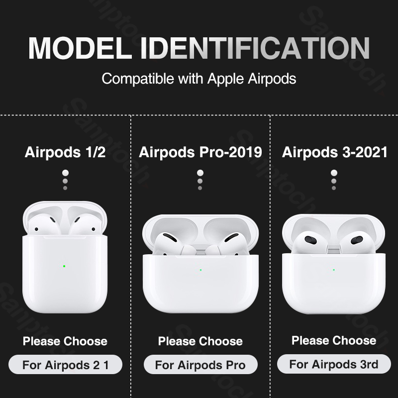 Sanptoch Công tắc khóa trường hợp cho Apple Airpod 4 / Pro2 / Pro / 3rd / 2nd / 1 thế hệ tai nghe nhét tai không dây bọc hoàn toàn quân sự kiểu áo giáp chống Sốc Ốp bảo vệ với Keychain