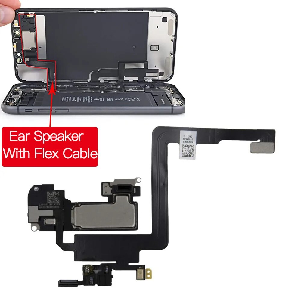 Ear Speaker Earpiece Flex Cable For iPhone 7 7P 8 Plus X XR XS MAX 11 12 Mini Pro Max Replacement Parts. 