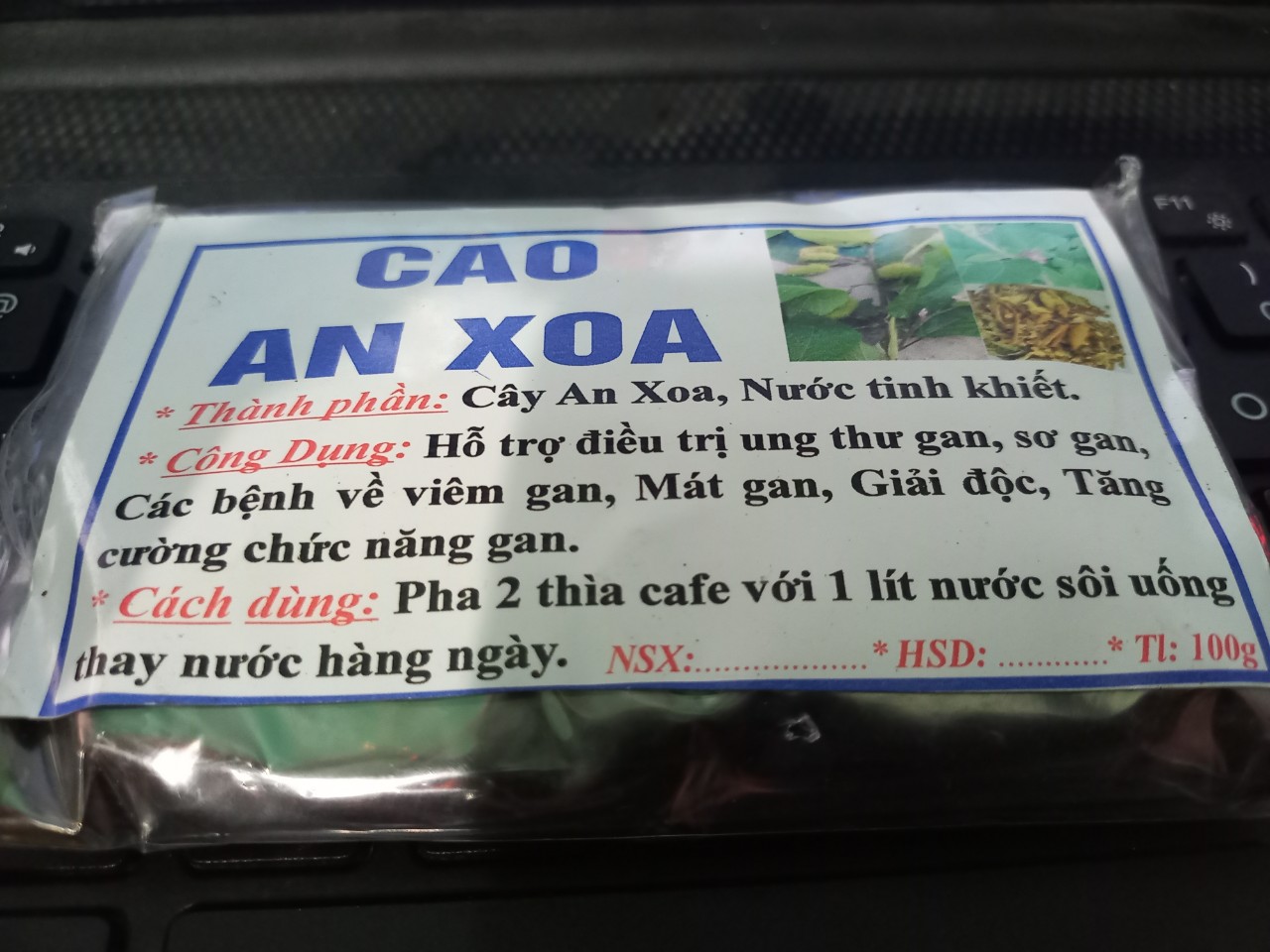 cao an xoa 100gram