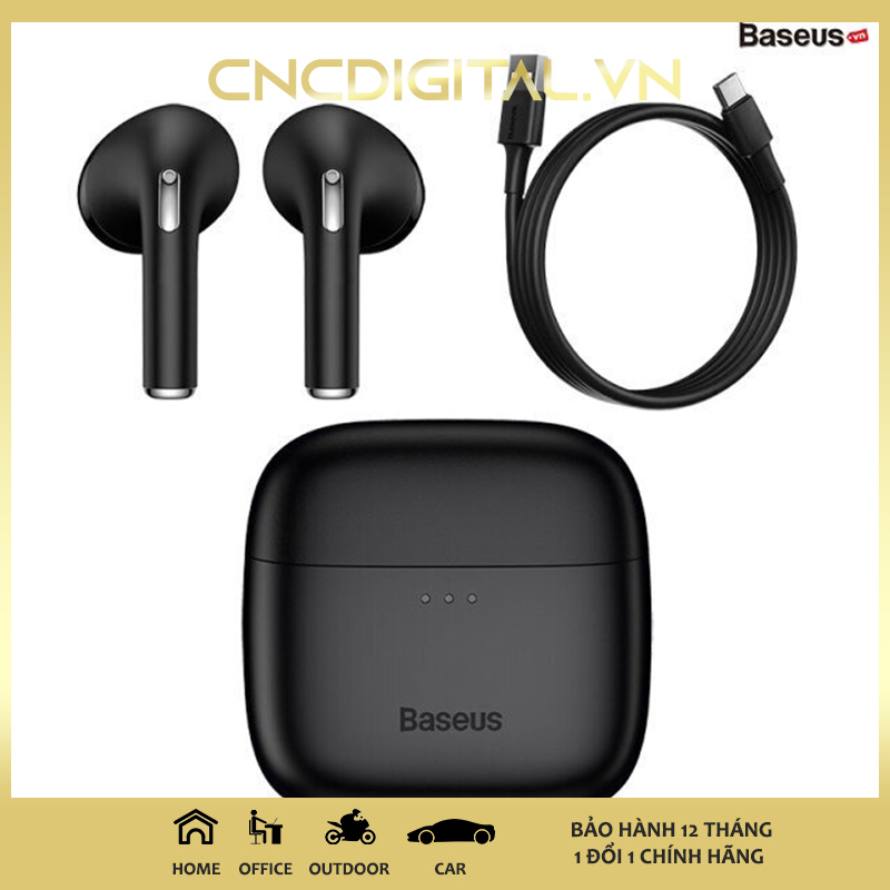 Tai nghe Bluetooth True Wireless Baseus Bowie Series E8 TWS (Bluetooth 5.0Super Fast chargeNearly No-delay HD Stereo)