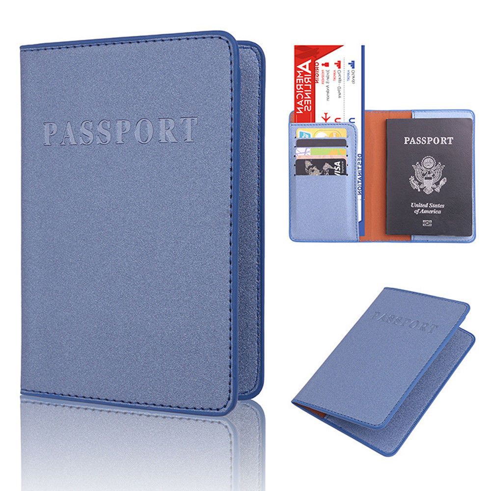 GNOLIAG Mới Ví tiền Các tài liệu Bảo vệ thẻ Đàn ông Người nắm hộ chiếu Hộp đựng thẻ ID Chủ thẻ Vỏ hộ chiếu