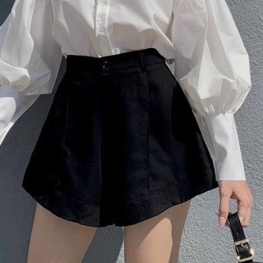 Quần short tuyết mưa cạp cao