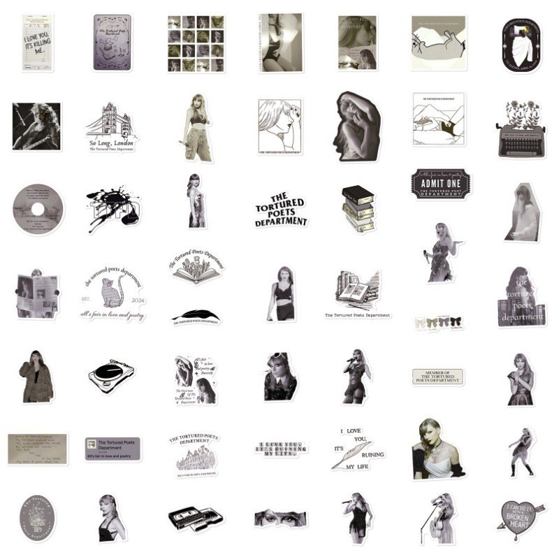 100%2050%20Taylor%20Swift's%20new%20album%20'Torture%20Poet%20Parts'%20TTPD%20waterproof%20mural%20bicycle%20helmets%20handwritten%20pencil%20case%20stickers%20lanlanlanstickers%20-%20Image%208