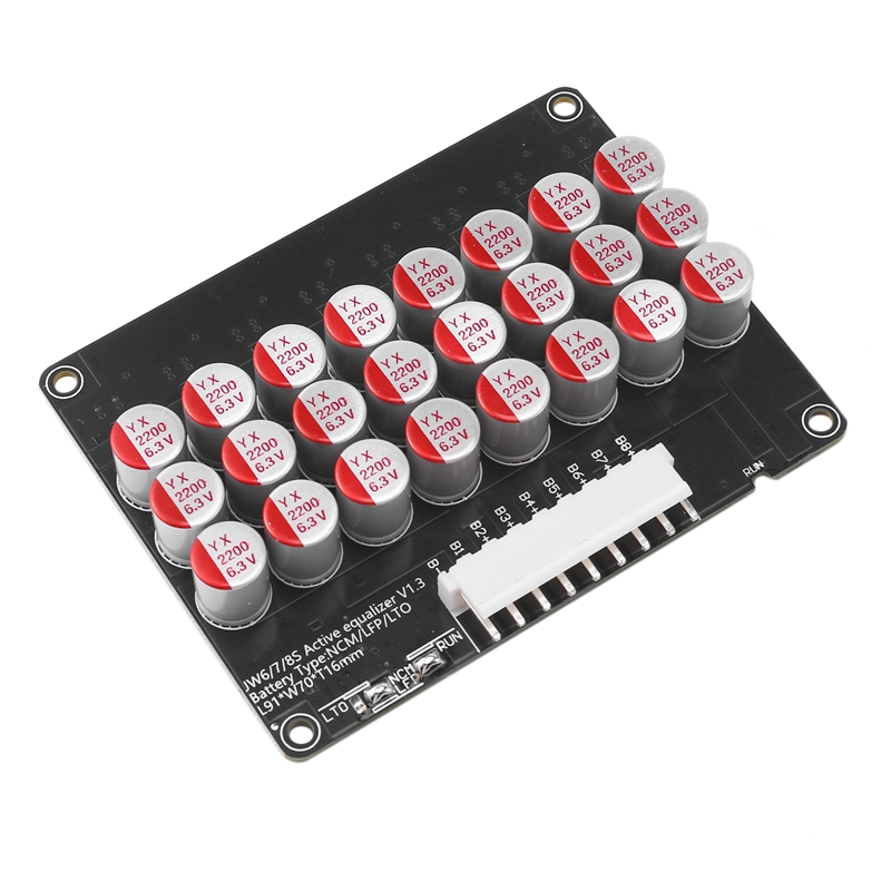 Whole Group Balancer 8S 5A Active Lithium Lipo Lifepo4 Battery Equalizer Energy Transfer Capacitor BMS Board