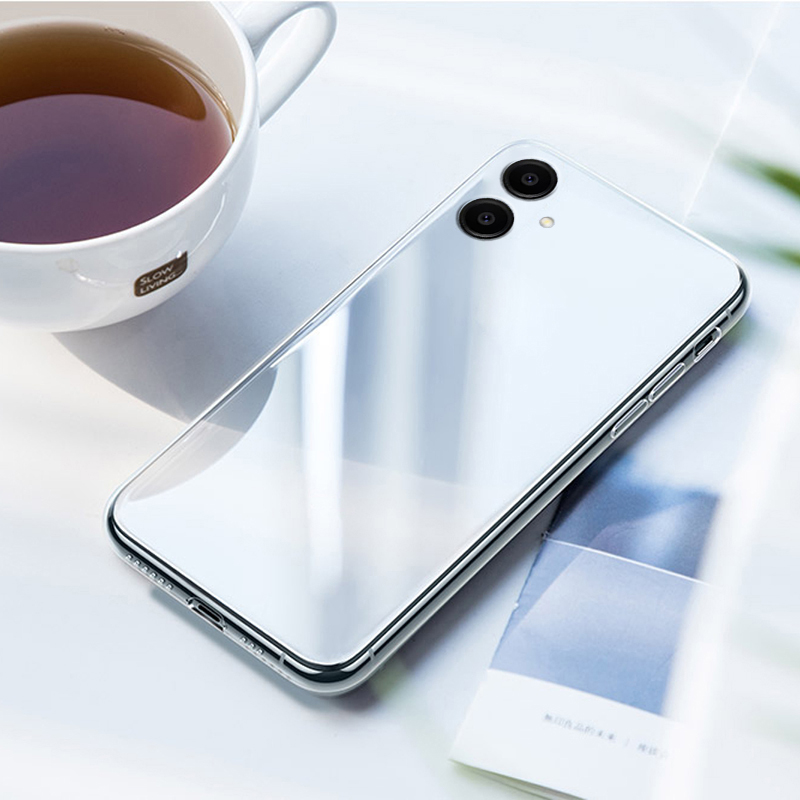 2 Pieces Phone case For Samsung Galaxy A07 Back cover Soft Transparent Anti-oxidation Clear Silicone Cover For Galaxy A07 Cover cases.