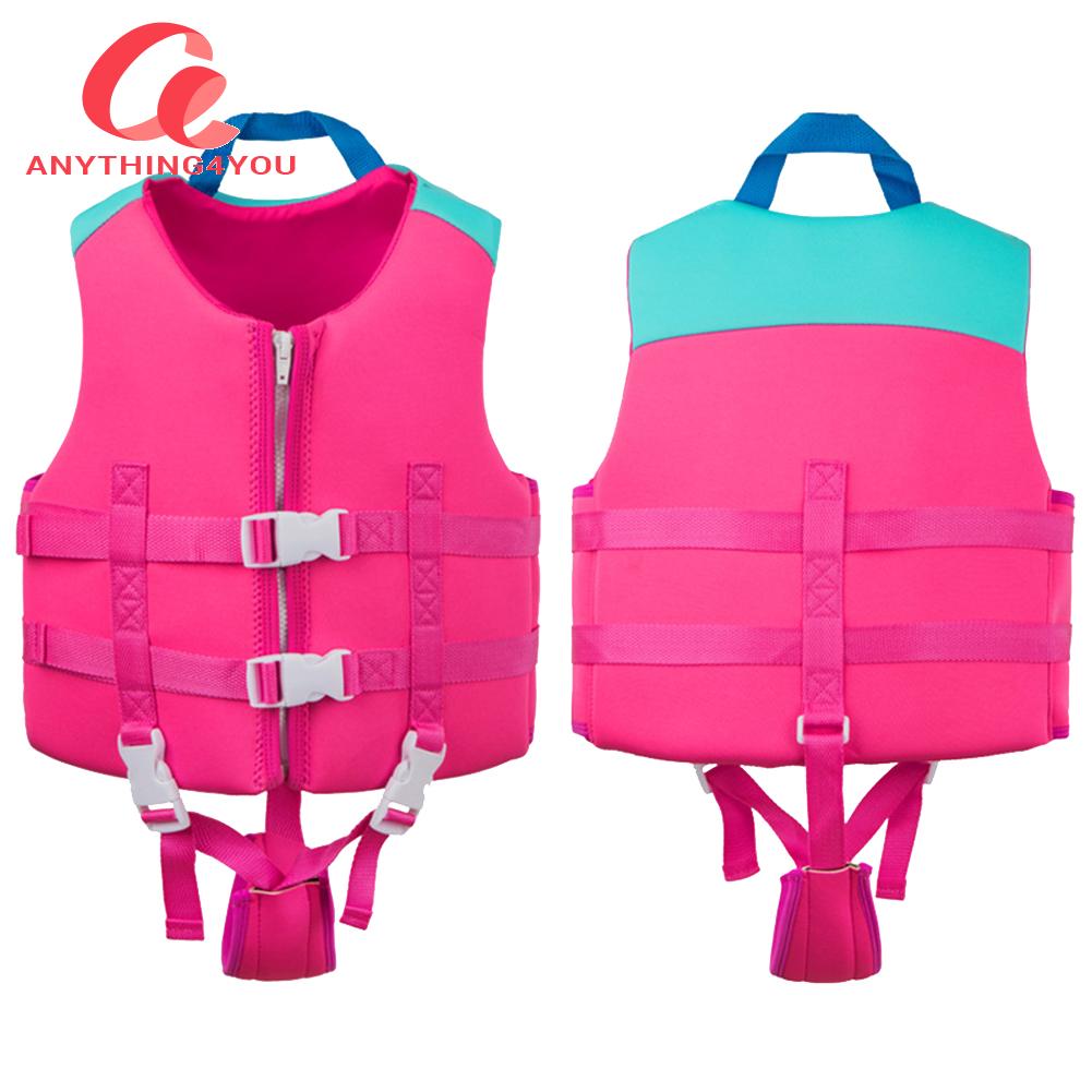 Kids Toddlers Floaties Neoprene Swim Trainer Life Jacket Quick Drying Comfortable for Learn To Swim for Girls and Boys