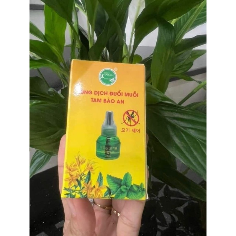 Đèn đuổi muỗi thông minh TAM BẢO AN gồm 1 đèn 2 dầu
