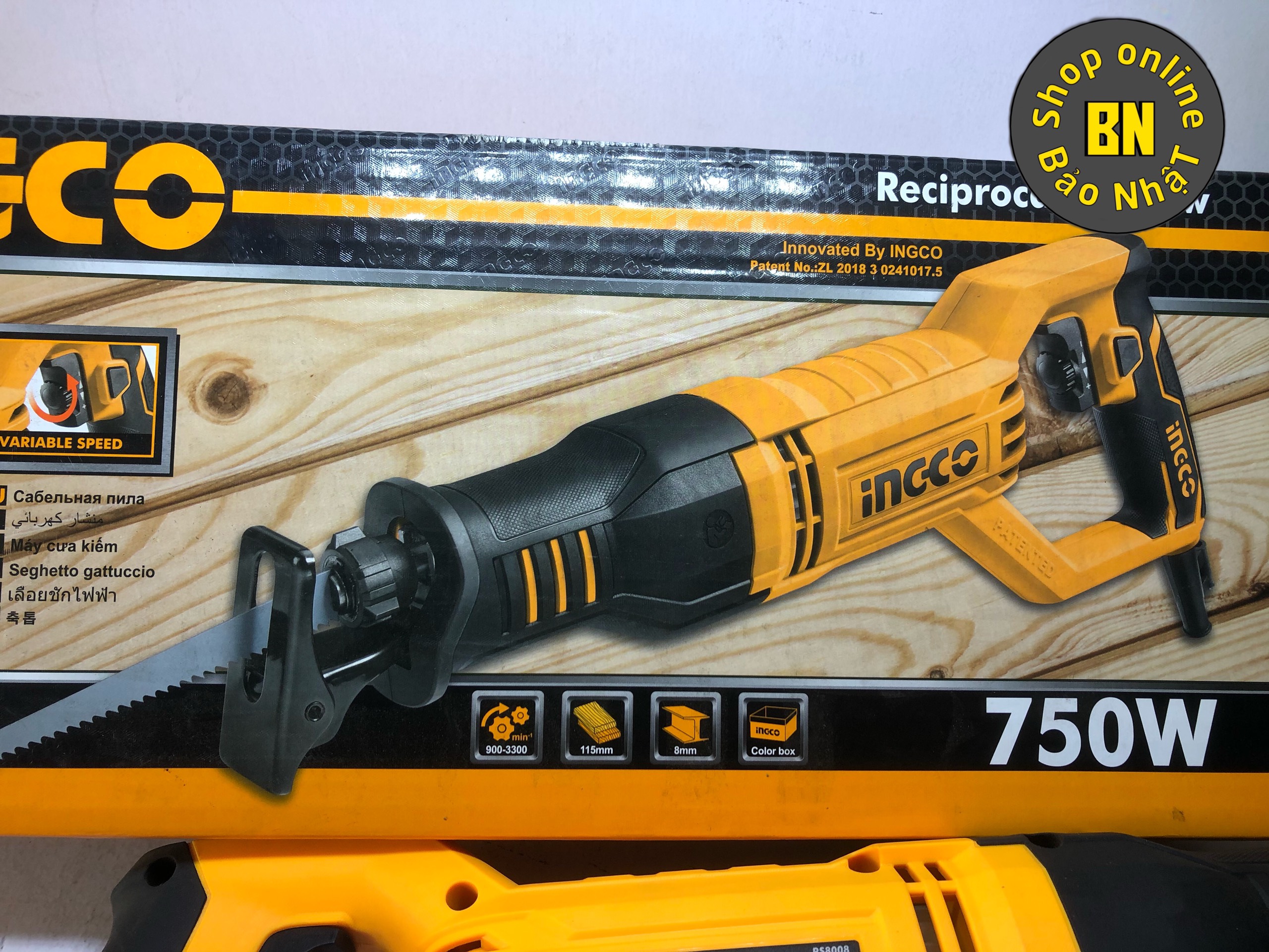 Máy cưa kiếm 750W INGCO RS8008 [Chính Hãng] -SHINSTORE