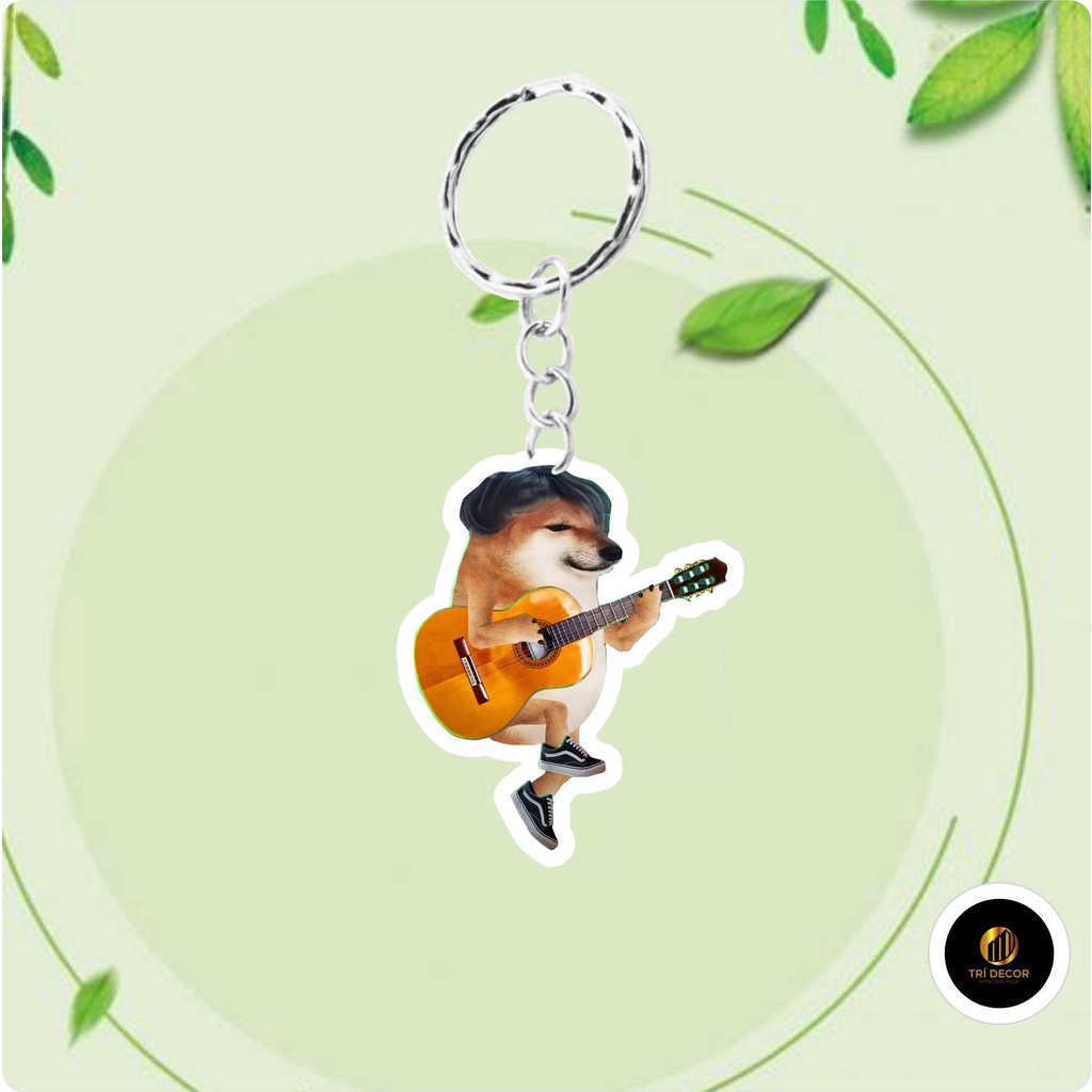 Móc khóa cheems phiên bản giới hạn - móc khóa mica