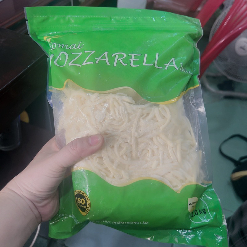 1Kg Phô mai Mozzarella bào sợi (giao tphcm)