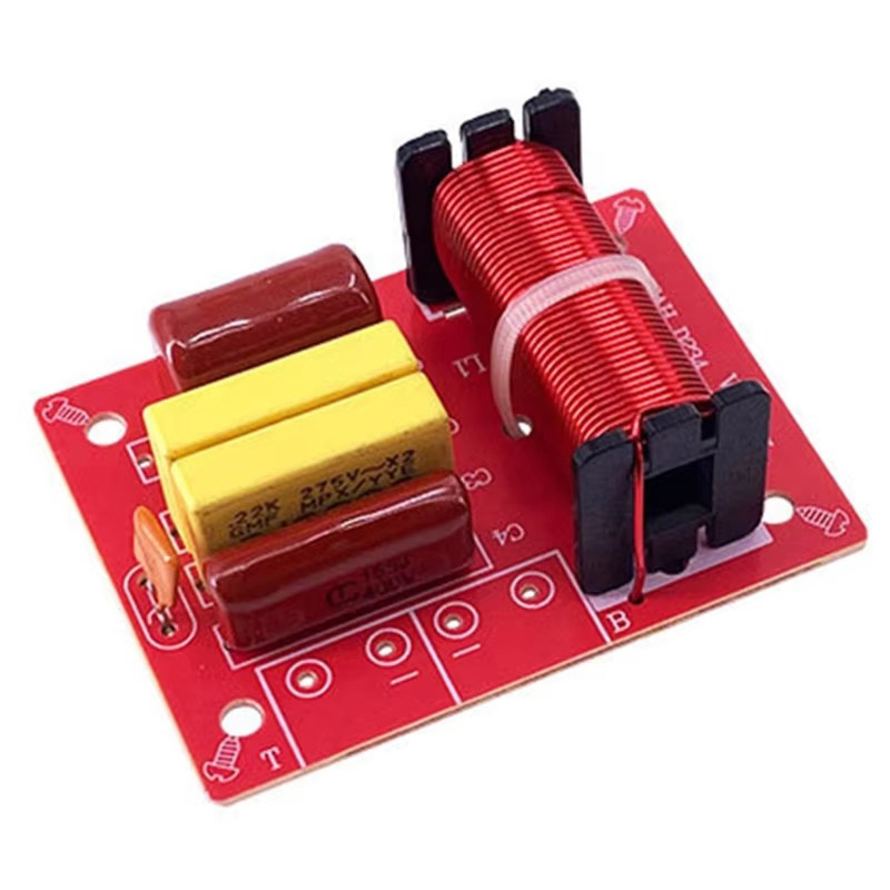 80W 2 Way Crossover Filters Module HiFi Speaker Treble Bass Dual Frequency Divider Crossover For DIY Home Video Audio Speaker MAOQIAN. 