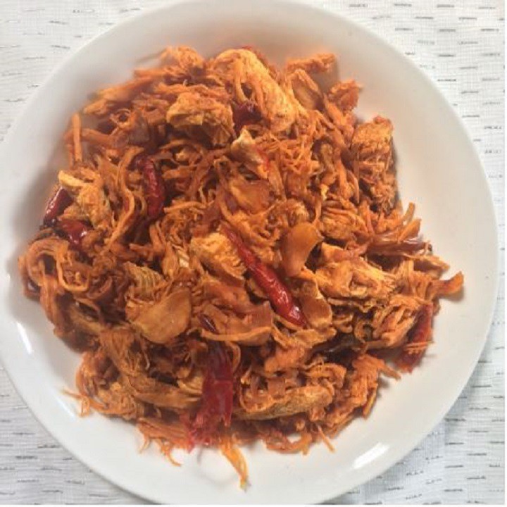 1KG KHÔ GÀ CHÁY TỎI