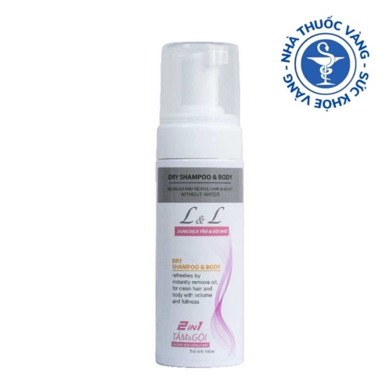 ✅[CAM KẾT CHÍNH HÃNG] Sữa Tắm Gội Khô L&L 160ml