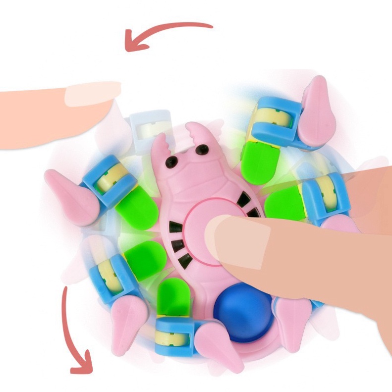 Con quay đồ chơi spinner hình nhện vui nhộn (1603CQS)