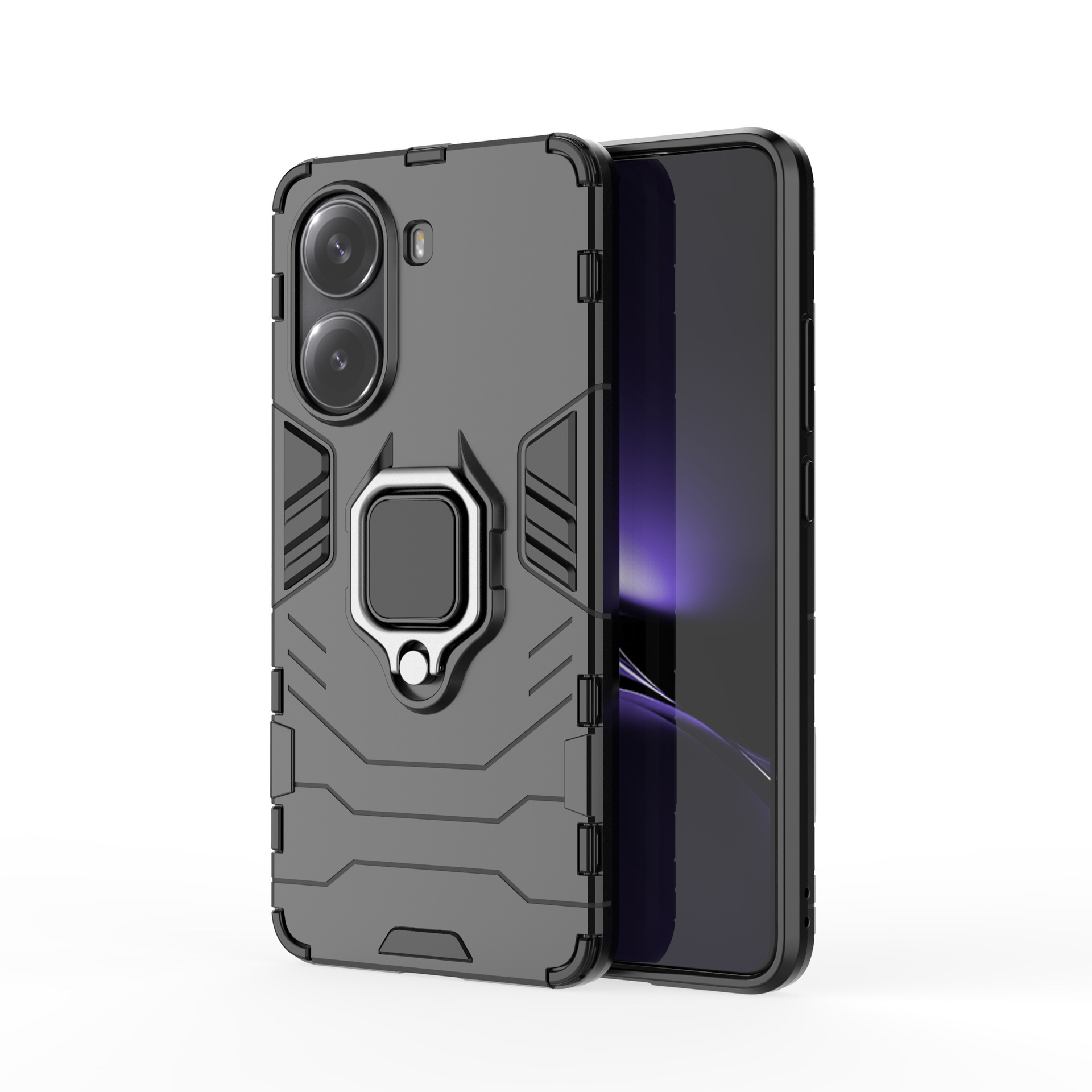 Xiaomi Poco X7 Shockproof Phone Case with Ring Holder