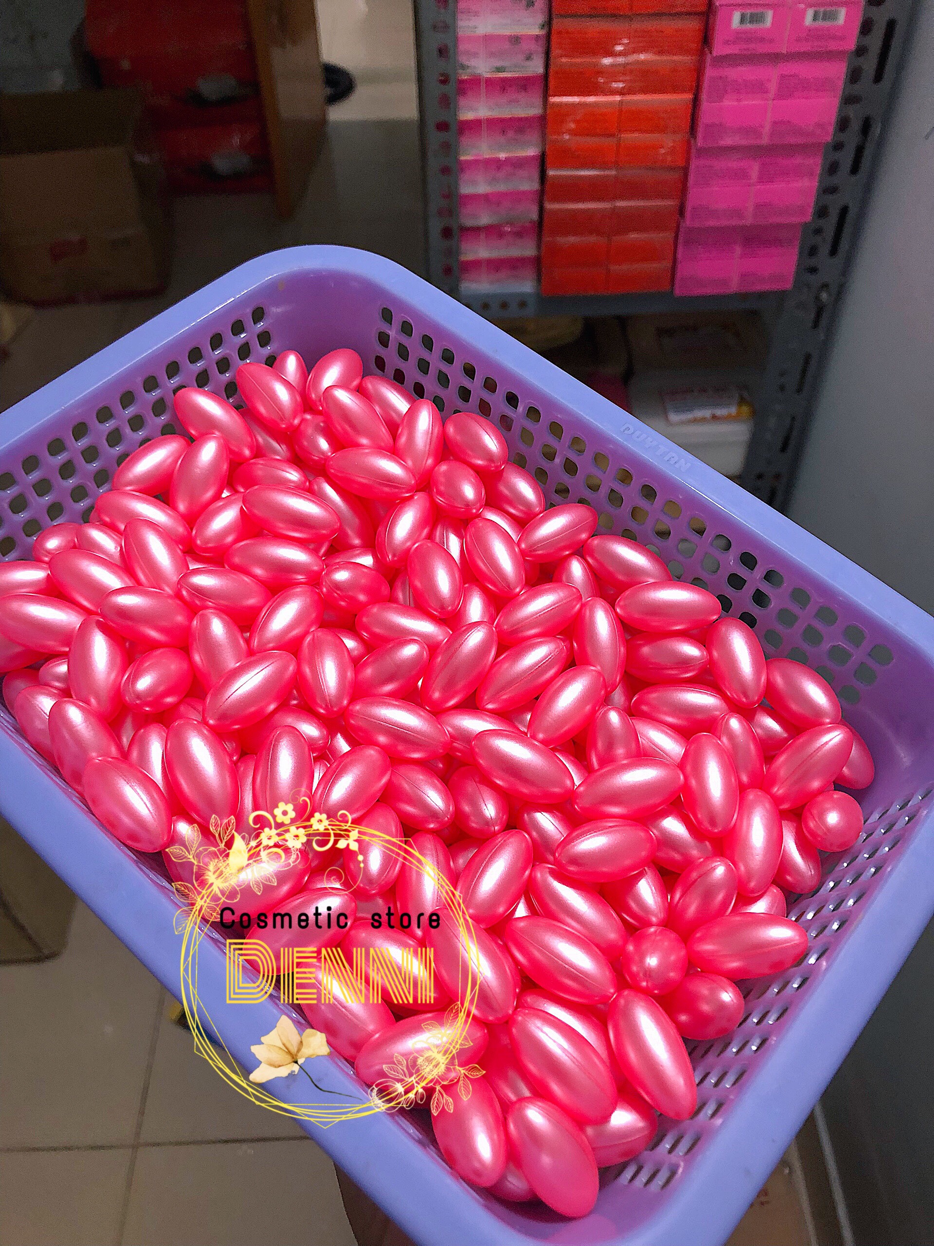 [HCM]Lẻ 1 viên E đỏ dưỡng pha kem