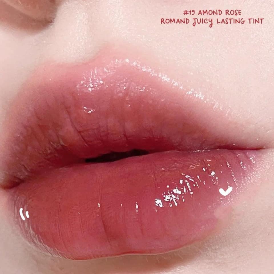 son romand bóng màu 19 Hồng nâu đất (Romand Juicy Lasting Tint 19)