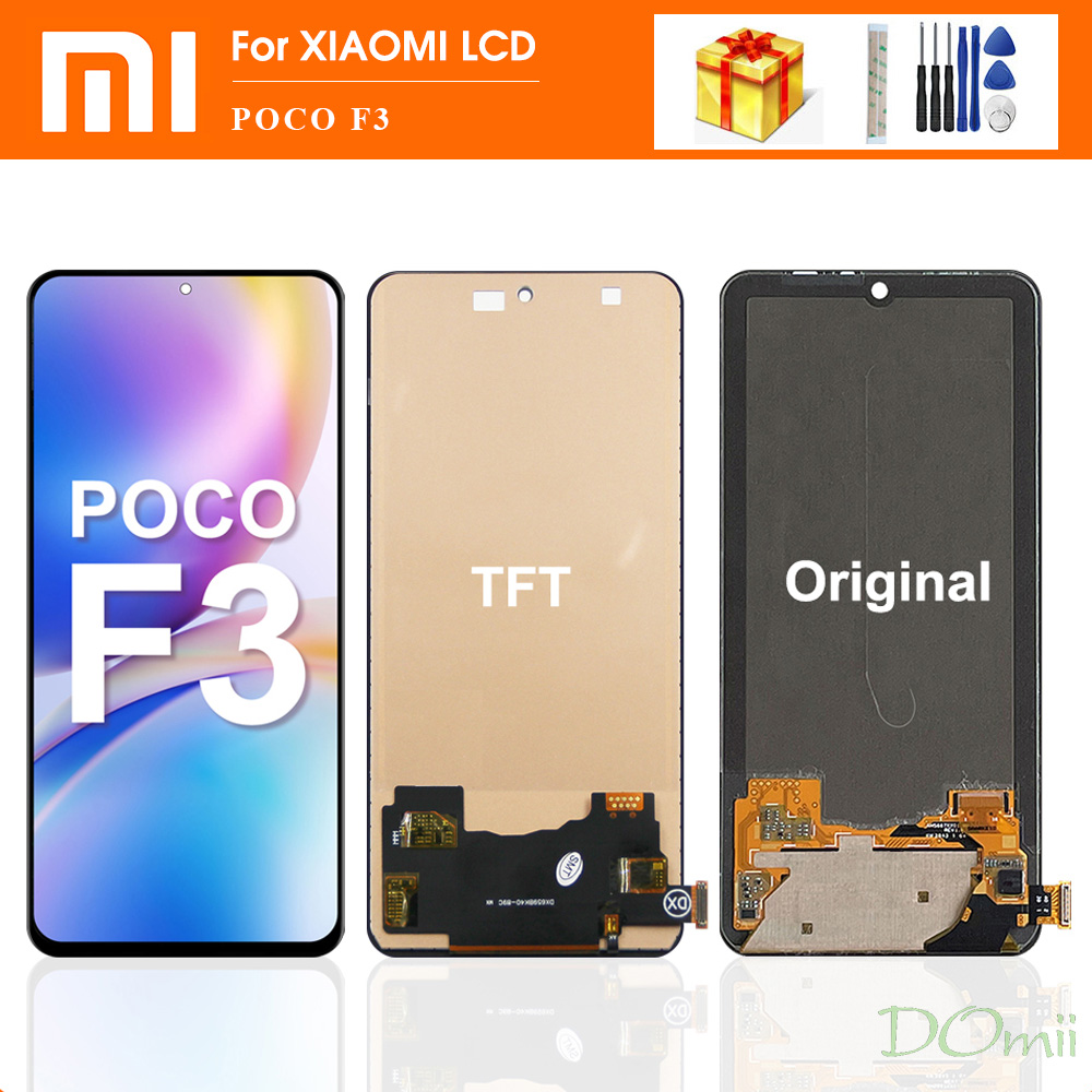 Original 667 Xiaomi Poco F3 F3 Pro Mi 11i Lcd Display Touch Screen Digitizer Assembly 0787