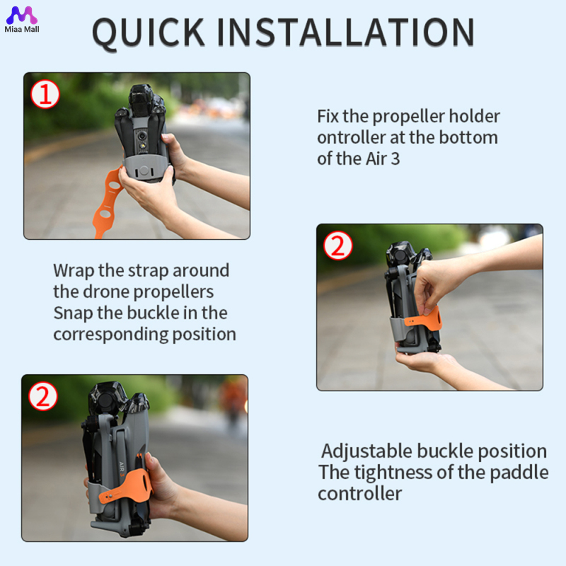 Blade Protector Stabilizer Protective Universal Wear Resistant Quick Release Drone Propeller Holder Fixer Compatible For DJI AIR 3 Drone