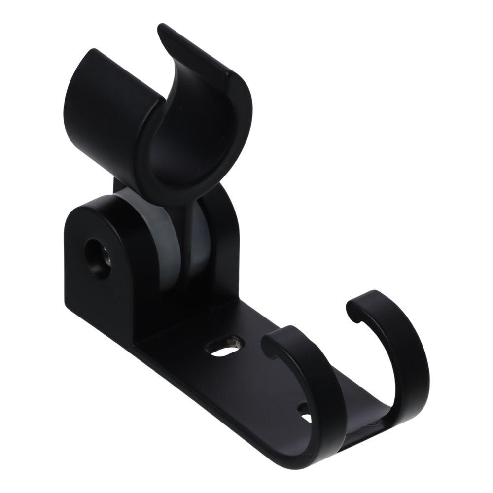 Black Showerhead Holder Adjustable Stainless Steel Shower Holder ...