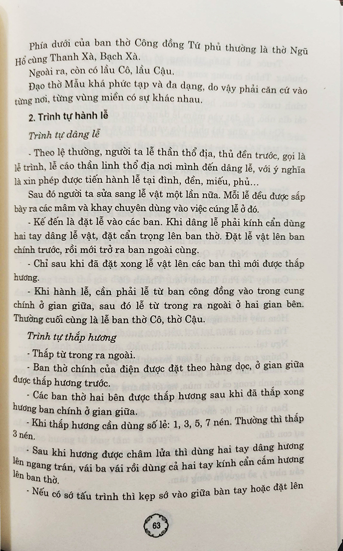 Sách - Phong tục dân gian - Nghi lễ thờ mẫu