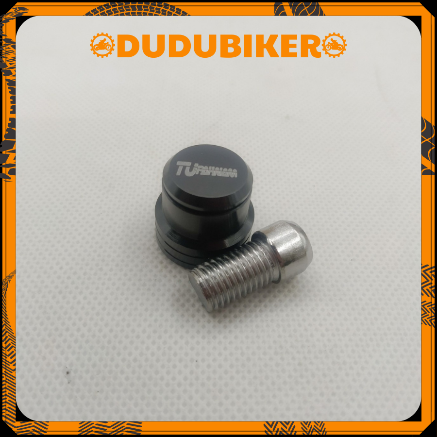 Ốc gắn chân gương CNC Tunaman chân 10ly gắn cho mọi loại xe hàng đẹp, chắc chắn siêu dễ thương