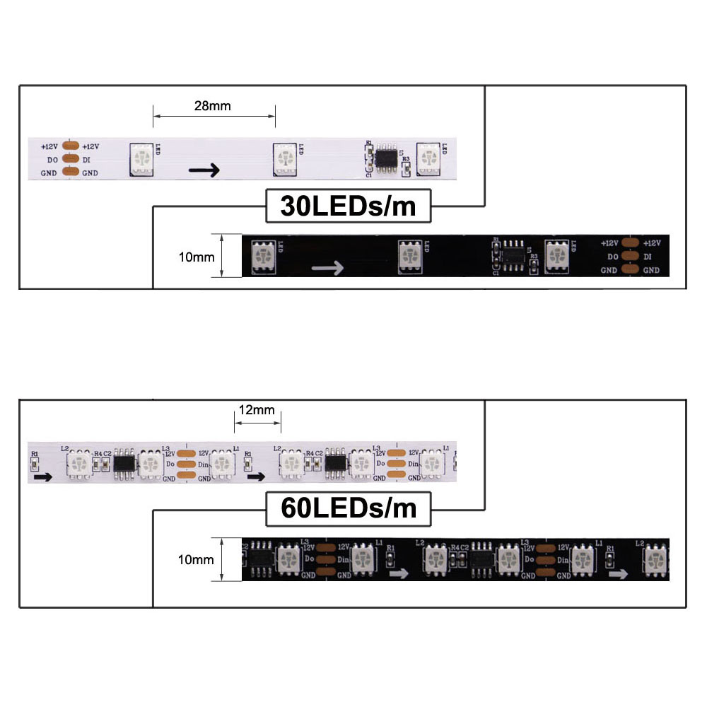 Ws2811%20Rgb%20Led%20Strip%205050%20Smd%20Addressable%20Leds%20External%201%20Ic%20Control%203%20Leds%20Dc12vini%2017keys%20Music%20Usb/dc%20Controller%20Kit%20-%20Image%202