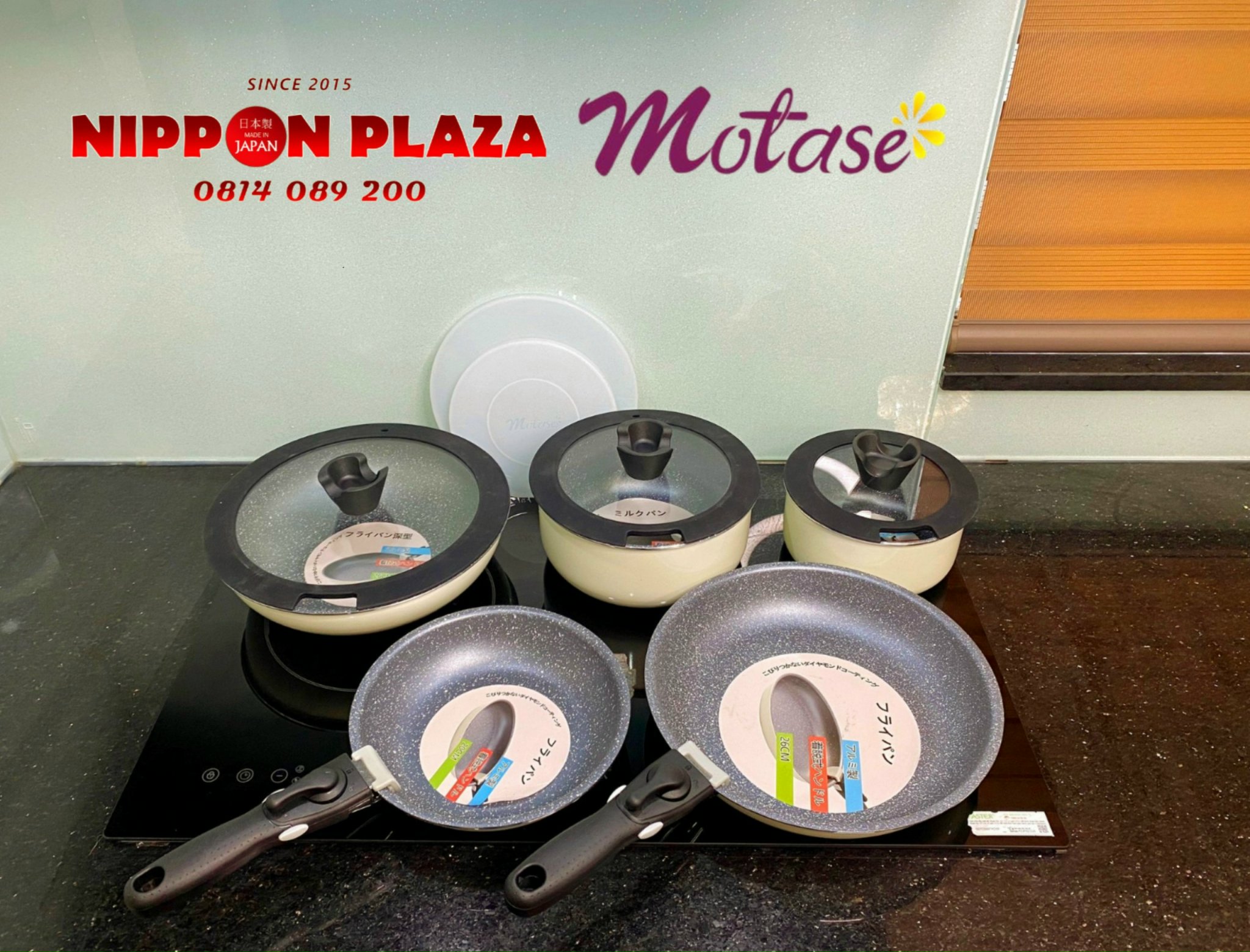 (HÀNG CHÍNH HÃNG) Bộ Nồi MOTASE 12 Món Nội Địa Nhật