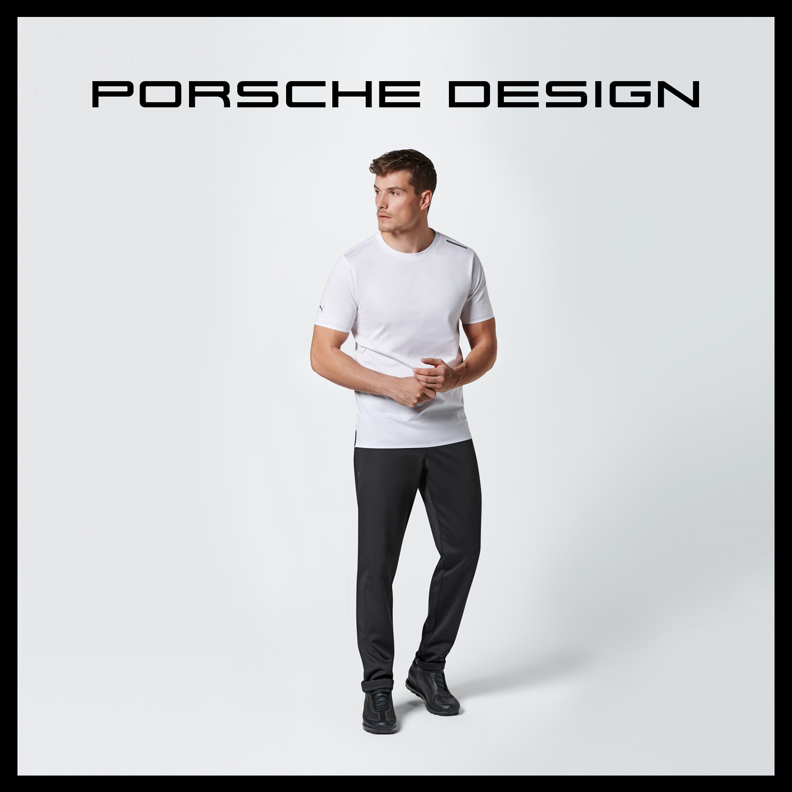 Puma X Porsche Design White Men S Tee Essential Sport T Shirt For