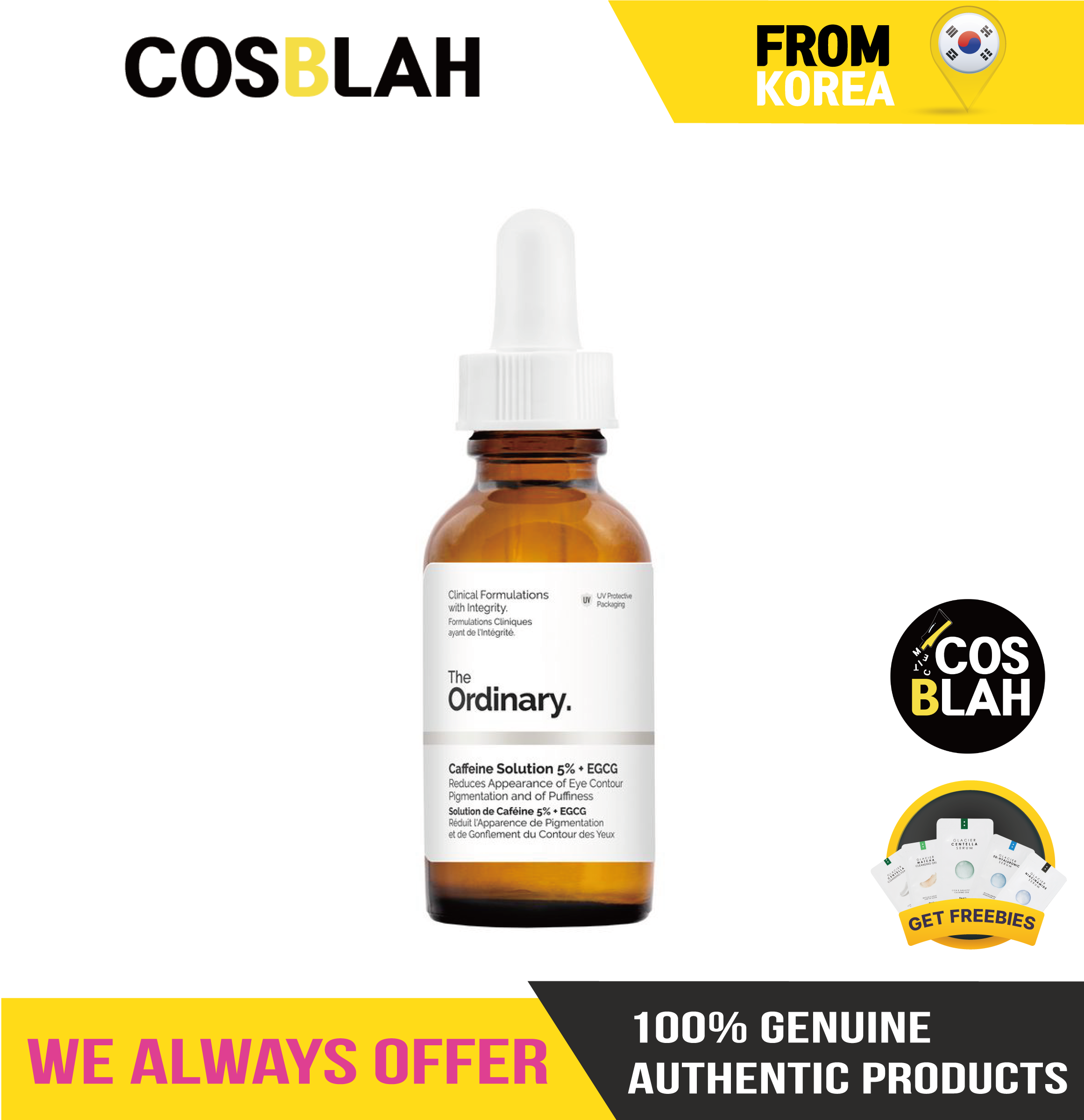 [THE ORDINARY] Dung Dịch Caffeine 5% + EGCG 30Ml