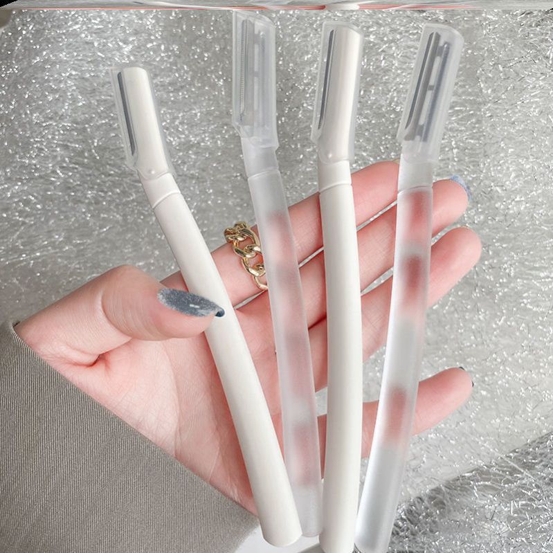 Eyebrow Trimmer Eyebrow with Comb White Transparent Beginner Eyebrow Trimmer Set