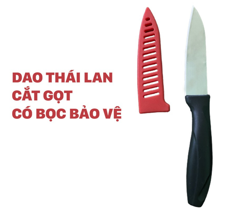 combo dao và kéo cắt gọt rau củ quả nhà bếp