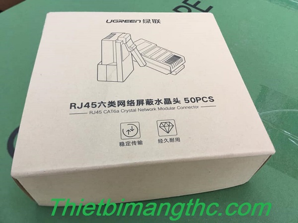 20333 Hạt mạng cat6 FTP Ugreen 10 chiếc / túi