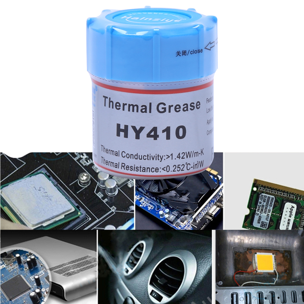 10g 1.42W trắng hợp chất keo mỡ nhiệt làm mát Bộ vi xử lý cho CPU GPU hy410