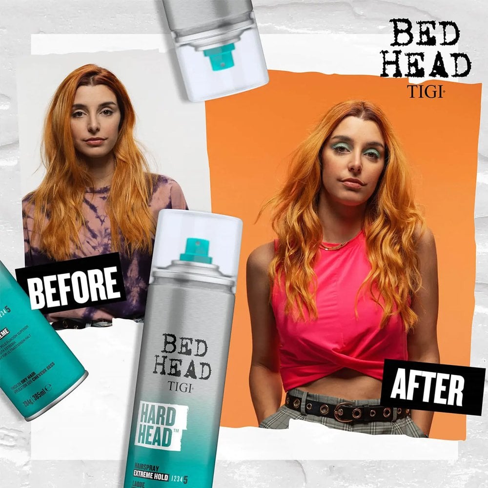 Keo Xịt Giữ Nếp Tóc TIGI Bed Head Hard Head Hairspray