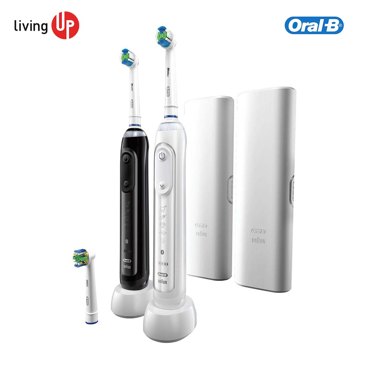 Set đôi bàn chải điện Oral-B Genius Elite 6000 (Có tách set)