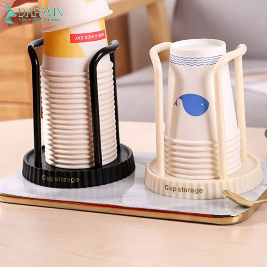 Paper Cup Holder Disposable Cup Extractor Multifunctional Cup Storage And Storage Rack Household Coffee And Tea Cup Holder