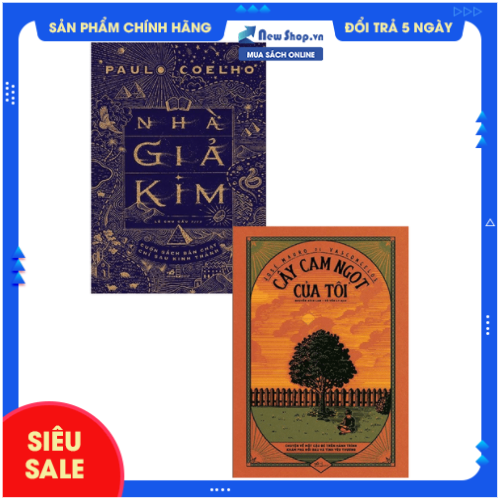 Sách - combo nhà giả kim + cây cam ngọt của tôi - newshop